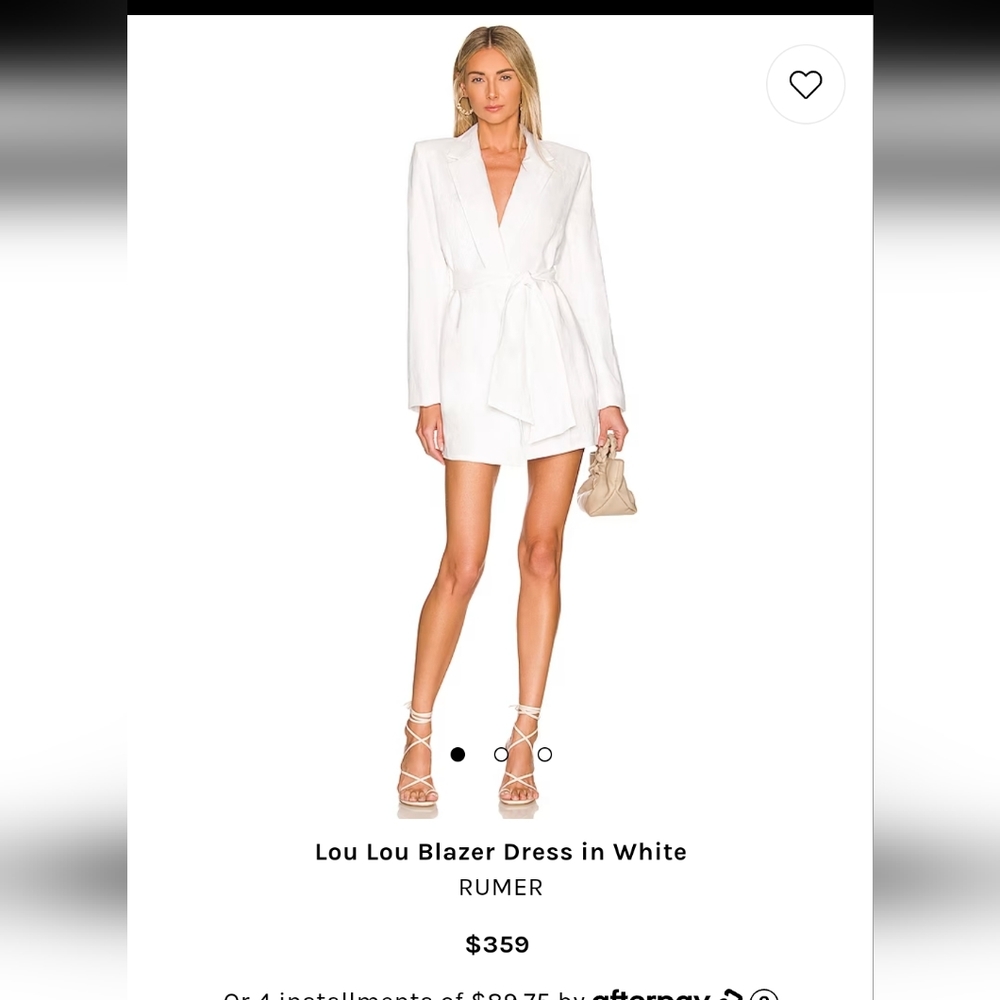 Rumer Linen Blazer Dress- M